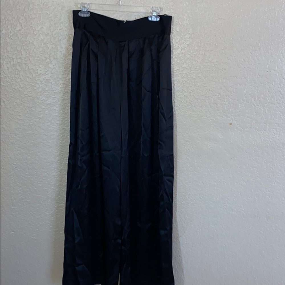 COPY - Carmen Marc Valvo wideleg satinee palazzo pants